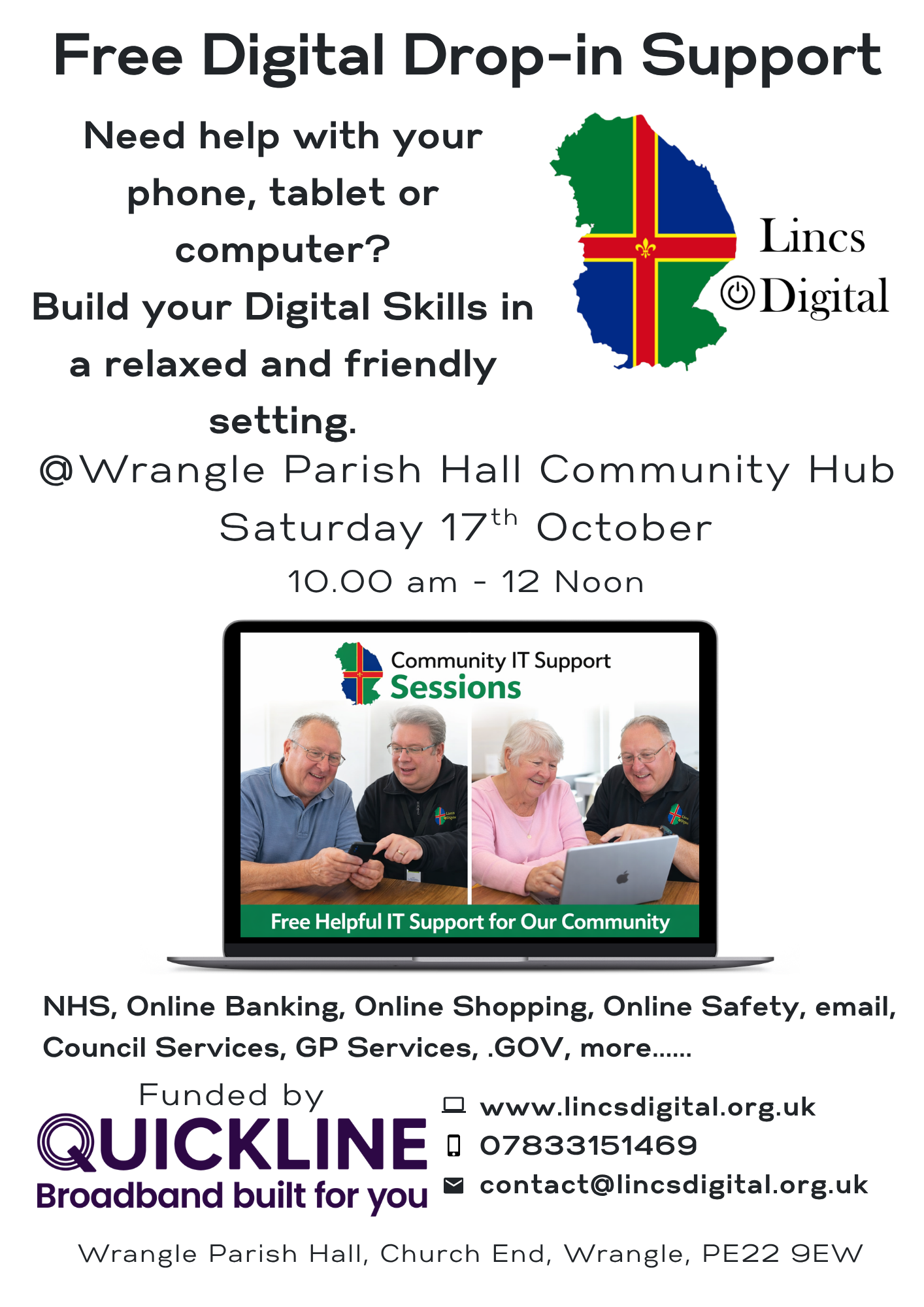 Free Digital Drop-in Support
